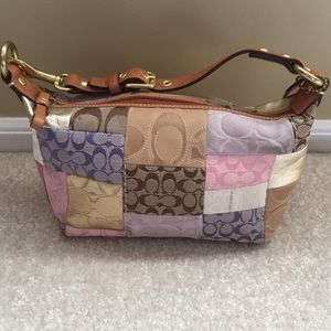 Multi-Color Coach mini handbag